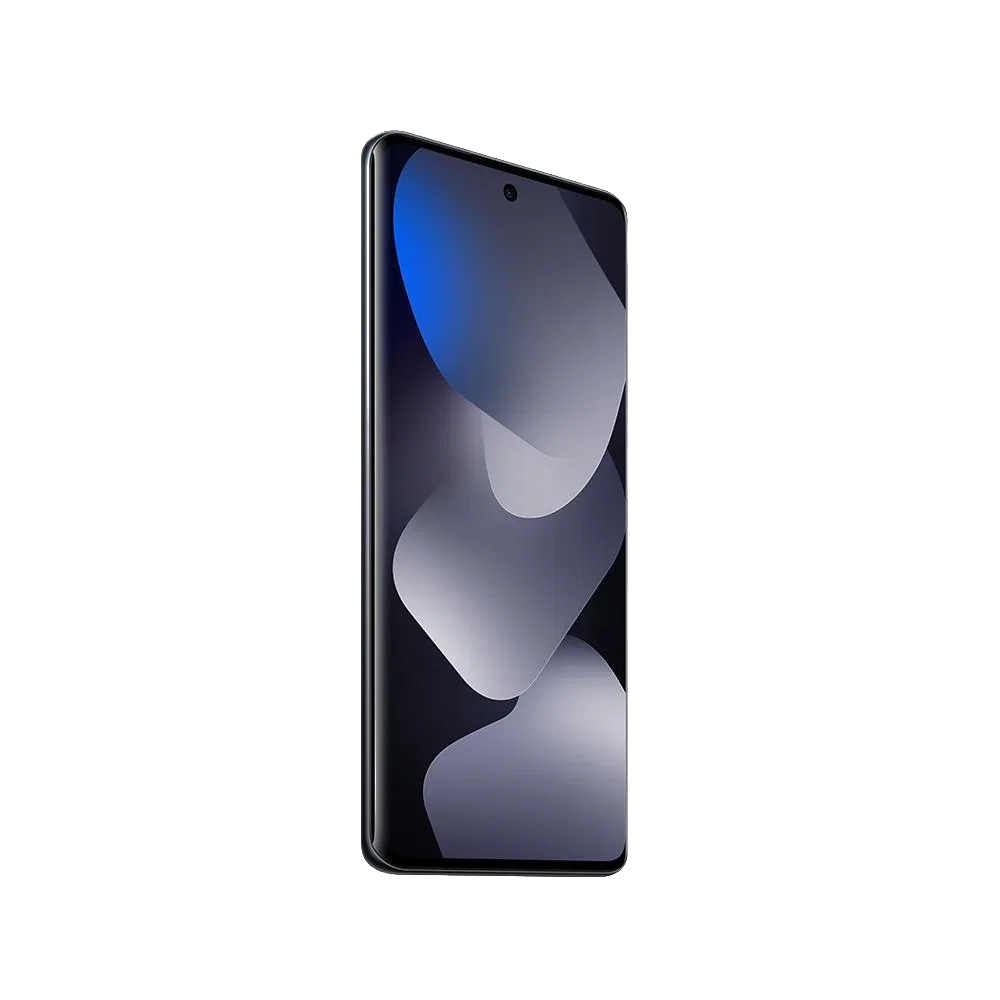 Xiaomi Redmi Note 15 siyah akıllı telefon, ön yüz ekran ve ortada delikli selfie kamera tasarımı