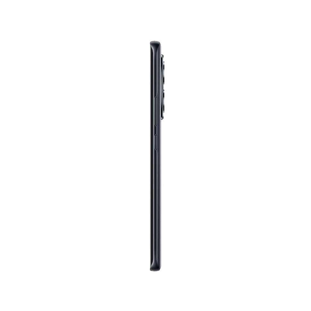 Xiaomi Redmi Note 15 siyah akıllı telefonun yandan görünümü, ince gövde ve yan tuş detayları