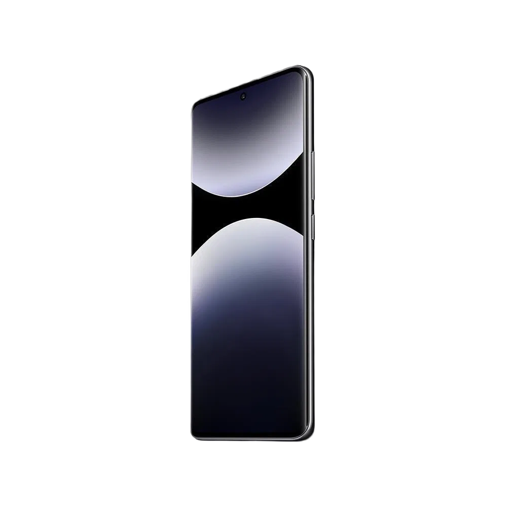 Xiaomi Redmi Note 14 Pro Plus siyah akıllı telefon, önden görünüm, ince çerçeveli tam ekran tasarım