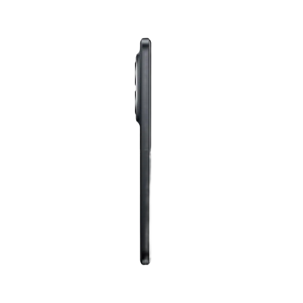 Xiaomi Redmi Note 15 Pro Plus 5G siyah akıllı telefon, yandan görünüm, ince gövde ve kamera çıkıntısı
