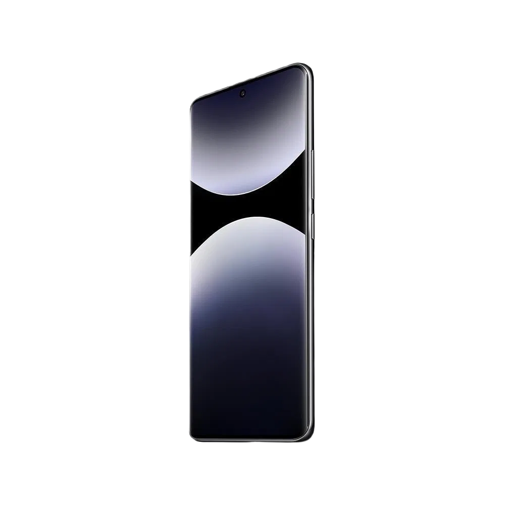 Xiaomi Redmi Note 14 Pro 5G siyah akıllı telefon, ince çerçeveli ekran ve ön kamera detayıyla önden görünüm