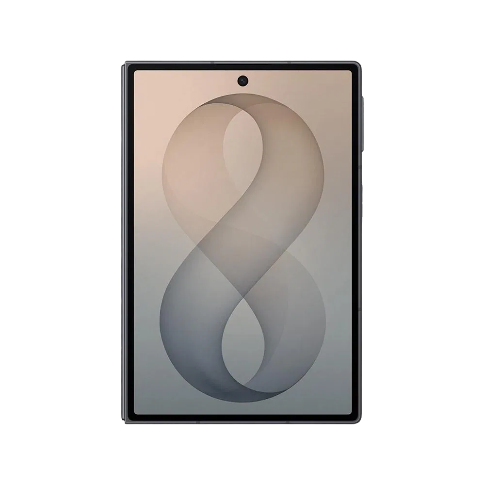 Samsung Galaxy Z Fold8 gri akıllı telefonun önden görünümü, katlanır ekran tasarımı ile modern tasarım sunar