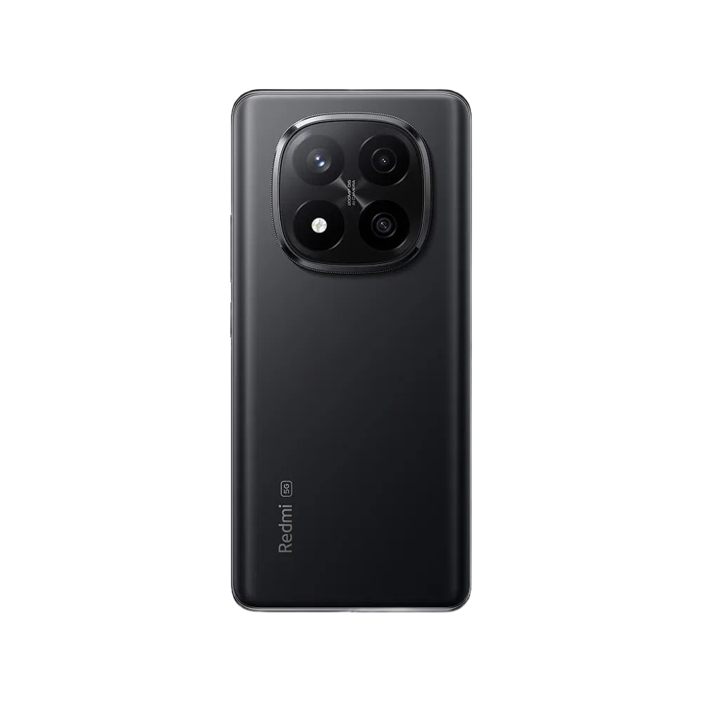 Xiaomi Redmi Note 14 Pro Plus siyah akıllı telefon, arka yüz ve dörtlü kamera modülü detaylı görünüm