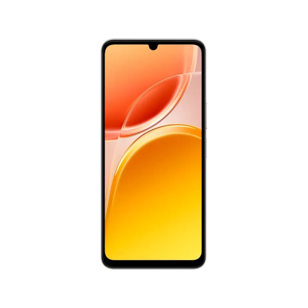 Vivo Y11d altın renk akıllı telefon, ince çerçeveli geniş ekran ve damla çentikli ön tasarım ile önden görünüm