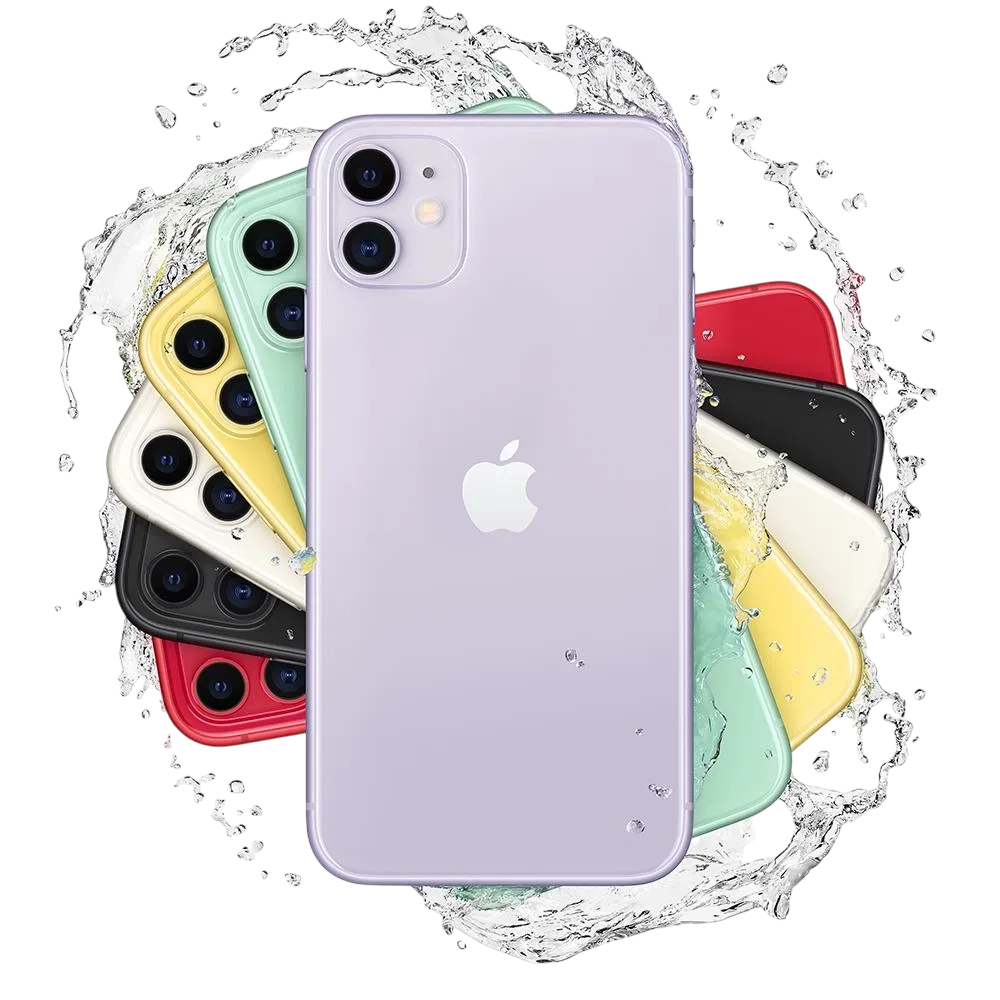 Apple iPhone 11 siyah akıllı telefon, çift arka kameralı tasarım ve parlak arka kapak detaylı görünüm