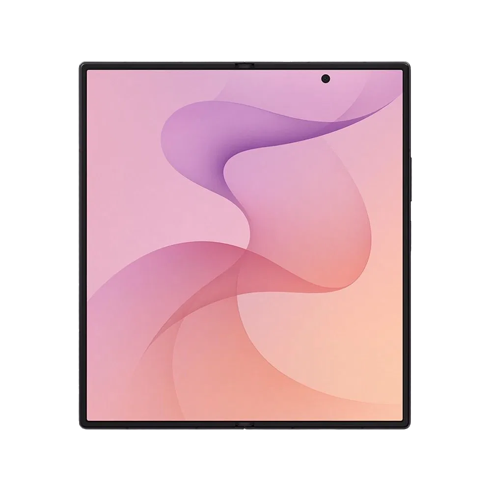 Samsung Galaxy Z Fold8 Ultra mor akıllı telefon, katlanabilir ekran tasarımı ön yüz görünümüyle