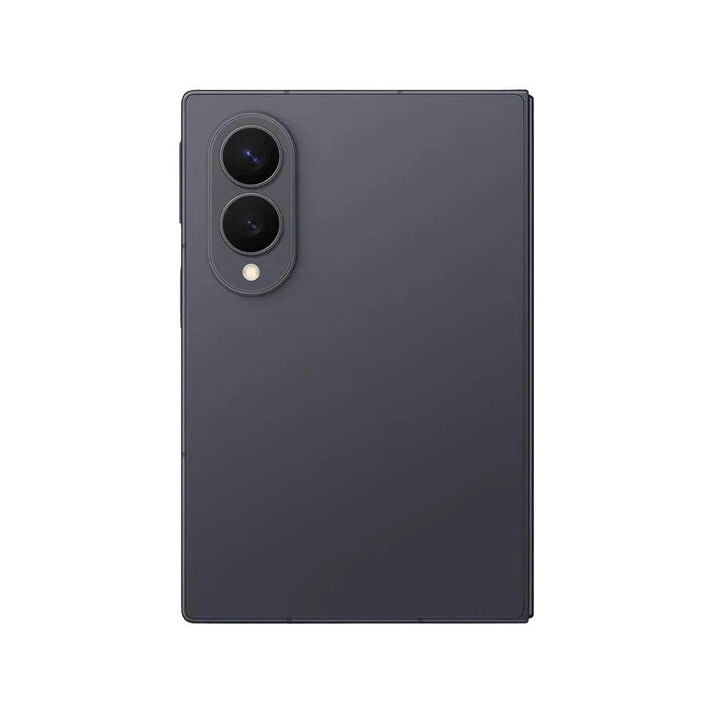 Samsung Galaxy Z Fold8 gri renkli, arka kapakta ikili kamera modülü görünen akıllı telefon.
