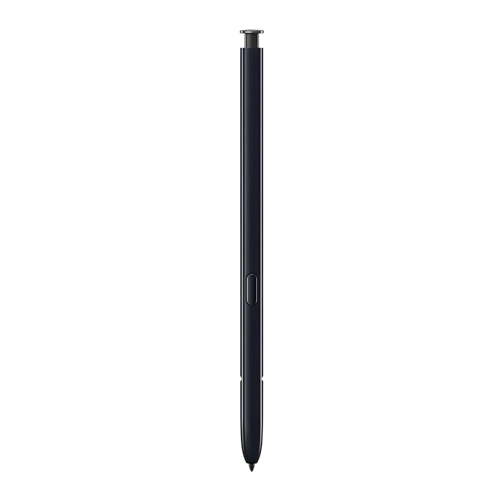 Siyah Samsung Galaxy Note 10 Plus akıllı telefon, yan profilden ince gövde ve tuş detayıyla görünüm