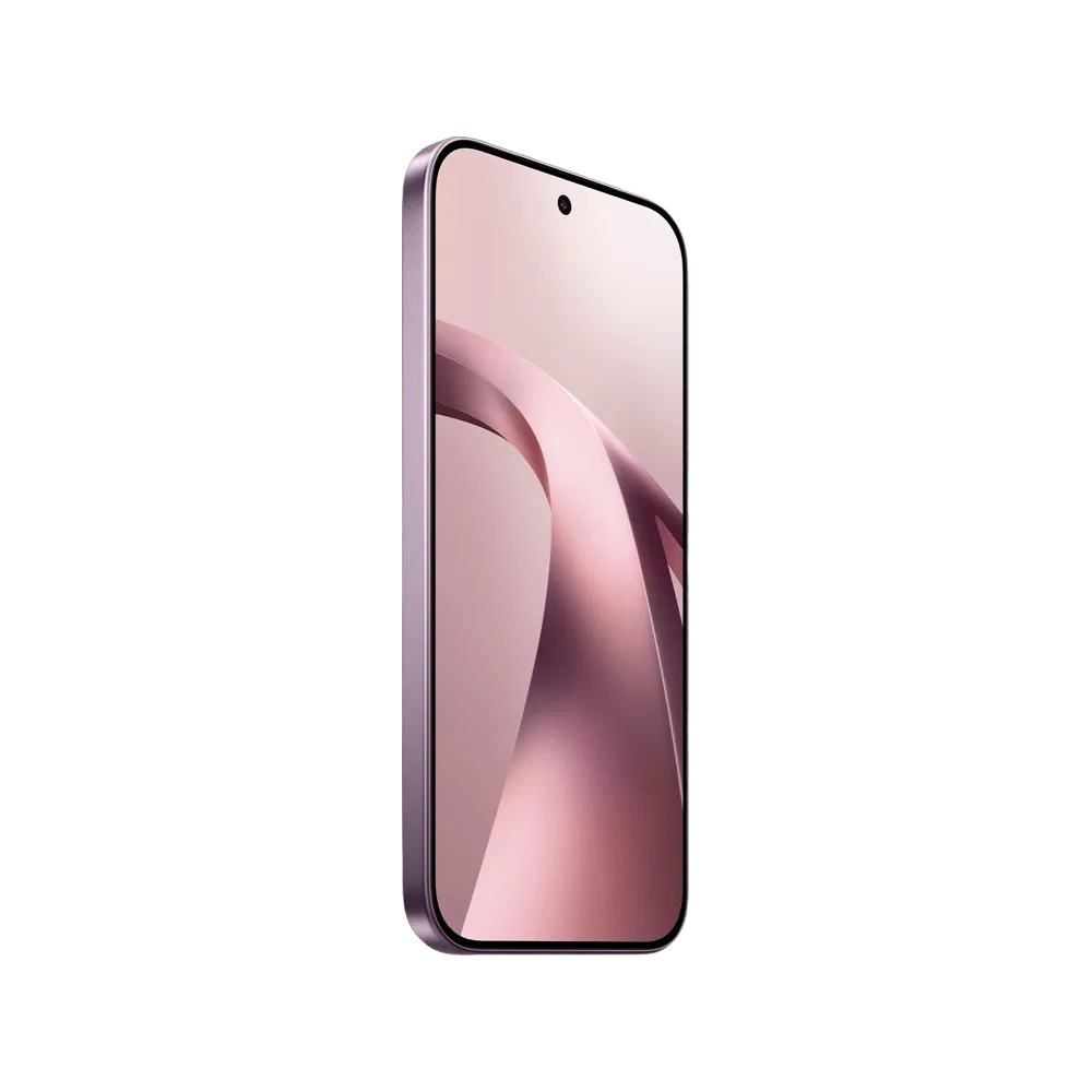 Mor renk Xiaomi 17T akıllı telefon, ince çerçeveli ekranı ve önden görünümüyle sade tasarım sunuyor